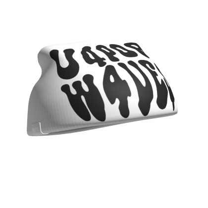 White Vapor Waves Beanie Roblox item