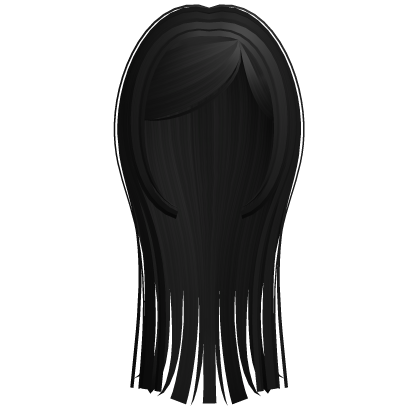 ♡ sweet doll black long hair Roblox item