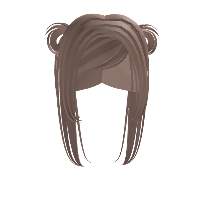 dusty gray pigtail hair buns!!