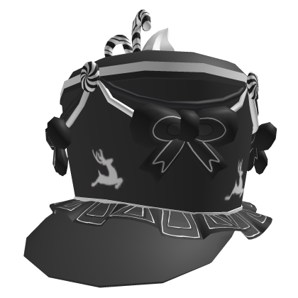 Black Christmas Nutcracker Hat