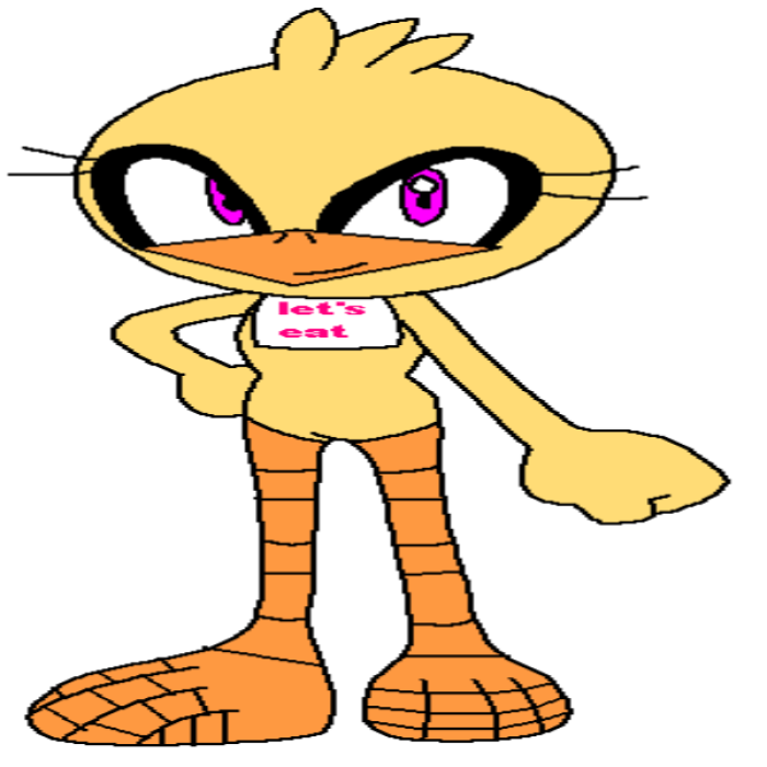 chica in sonic style Roblox decal