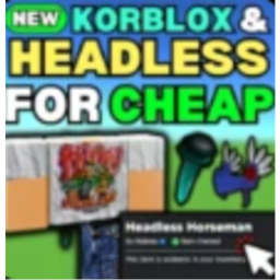 [⌛] CHEAP Headless & Korblox | 1:1 Limited Copies.
