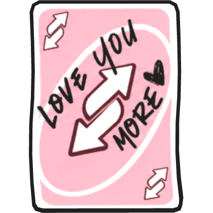 Valentine Uno Card Cape Roblox item
