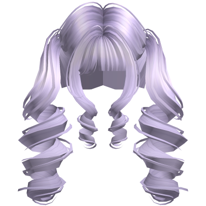 Purple Dolly Spiral Twin Tails 🎀 Roblox item