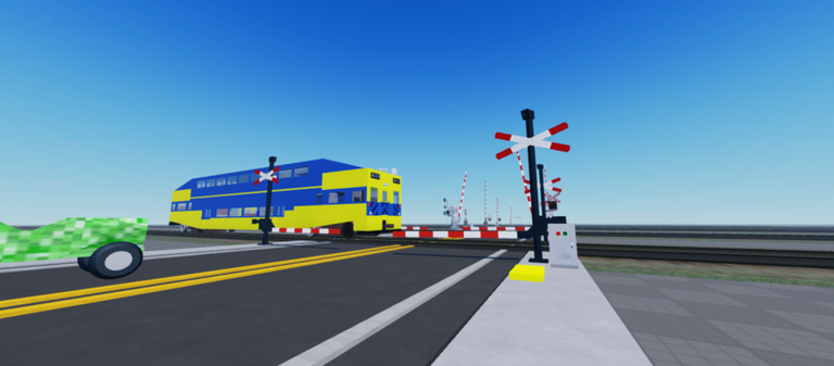 Crossing railroad (grass and snow update) screenshot 1