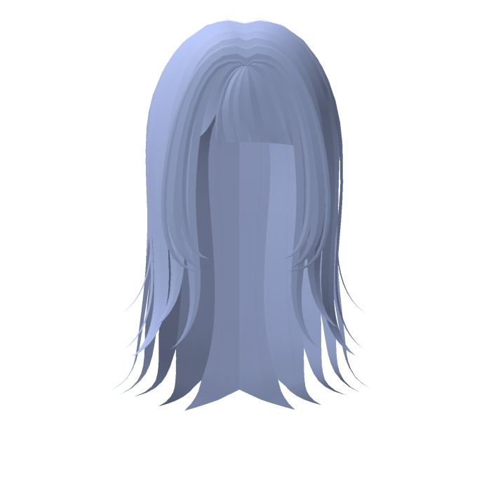 doll straight long hime blue