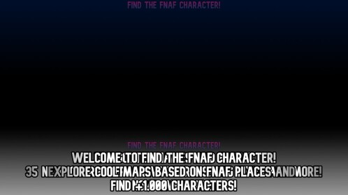[1145] Find the FNaF Character!