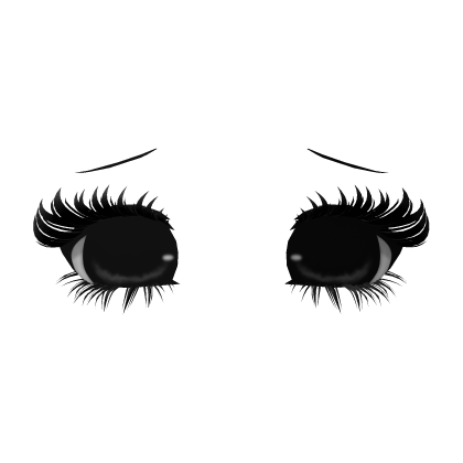 𖹭: cute dollie eyes with lashes + eyebrows