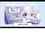 Blue and white pastle