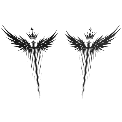 Crowned Shadow Blades - Black