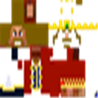 Minecraft King Skin with 3D Crown Roblox decal