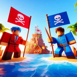 Red vs Blue Flag war! (Island War) icon
