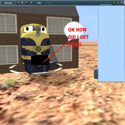 funny train Roblox decal