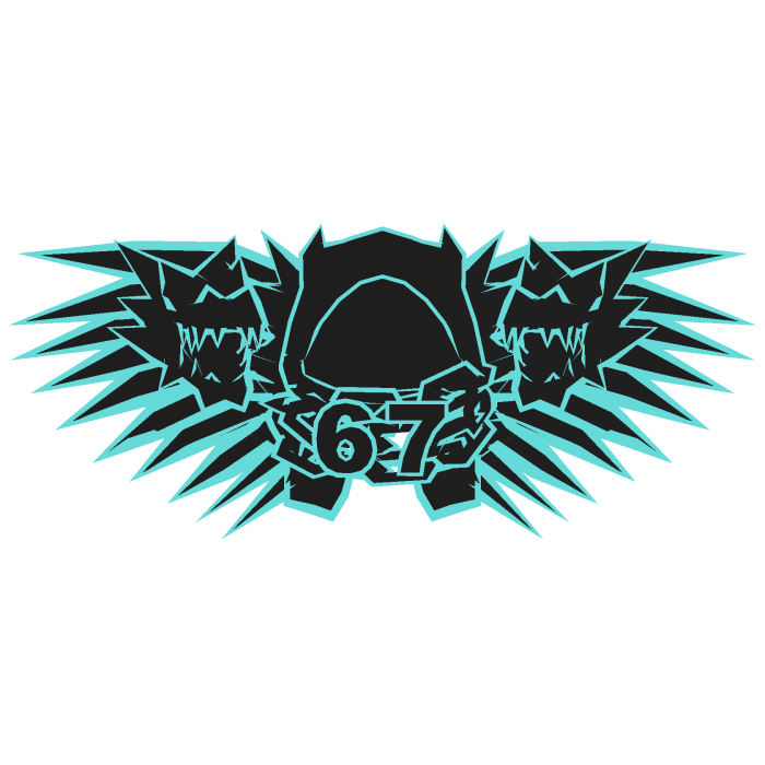 Cyan Hood Chain Dragon Wings 67 Combo