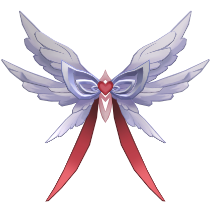 Angel Wings Hair Clip Ornament Columbina White ♥ Roblox item