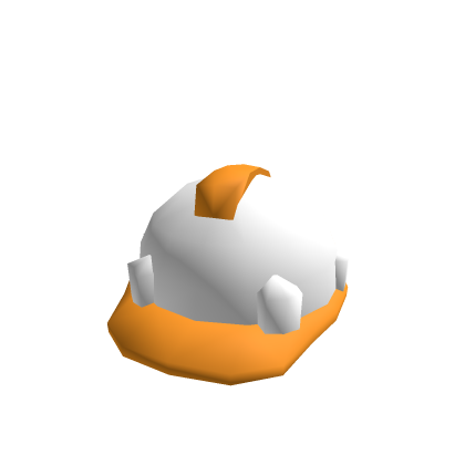 Orange and White Builders Club Hard Hat