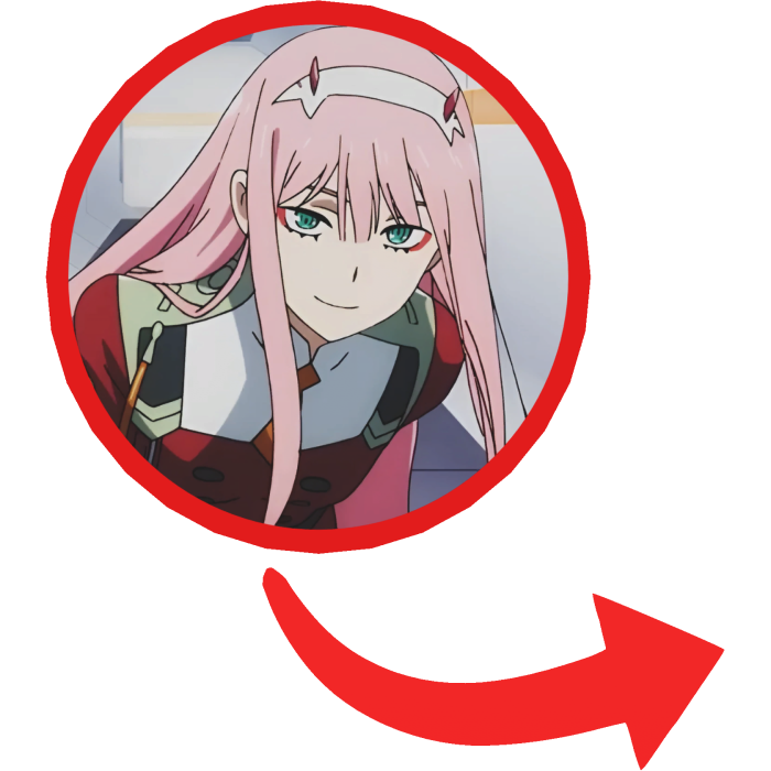 Zero Two Red Circle