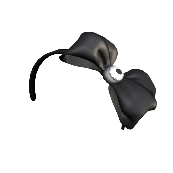 Halloween Eye Bow Headband Black