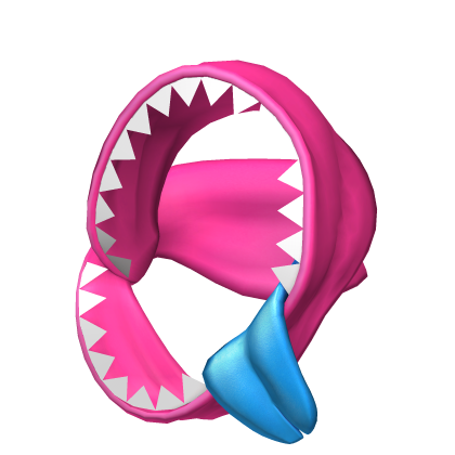 Decora Chomp Hood with split tongue (hot pink) Roblox item