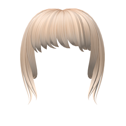 Y2k Aesthetic Messy Long Bangs in Blonde Roblox item