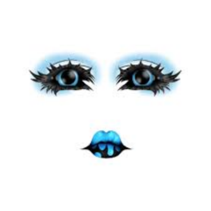 Blue makeup! Roblox decal
