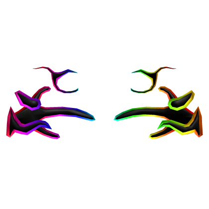 Rainbow Cartoony Glowing Aura