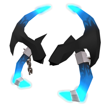Wraith Silver Chained Horns (Blue)🌟