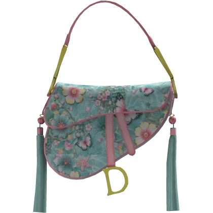 🌊 Aqua Blossom Shoulder Bag Cute Y2K Purse | Roblox Item - Rolimon's