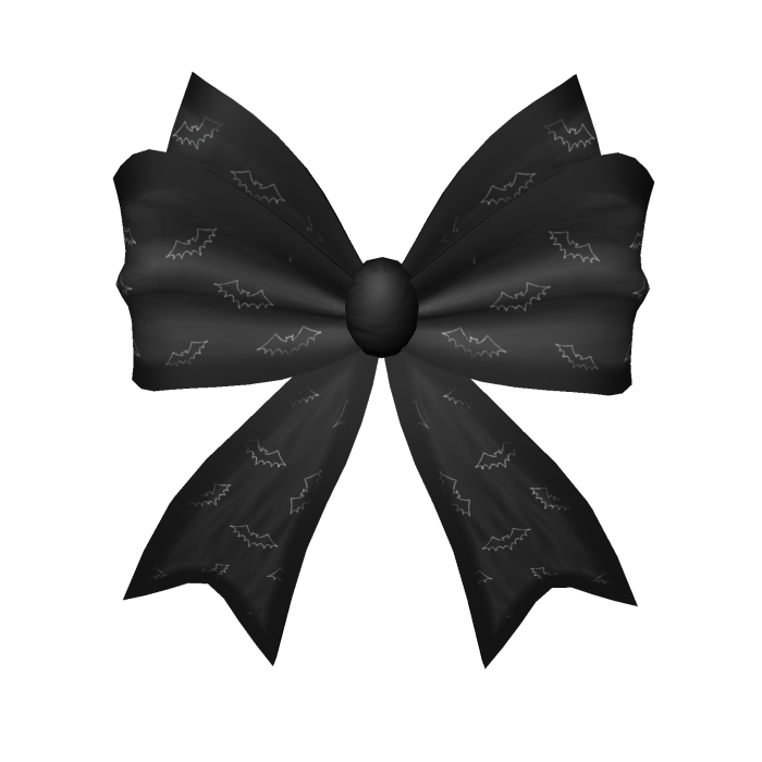 Black Halloween Hair Bow