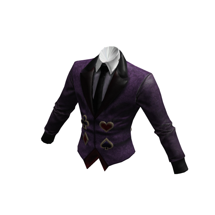 Magic Man Poker Suit Jacket - Purple