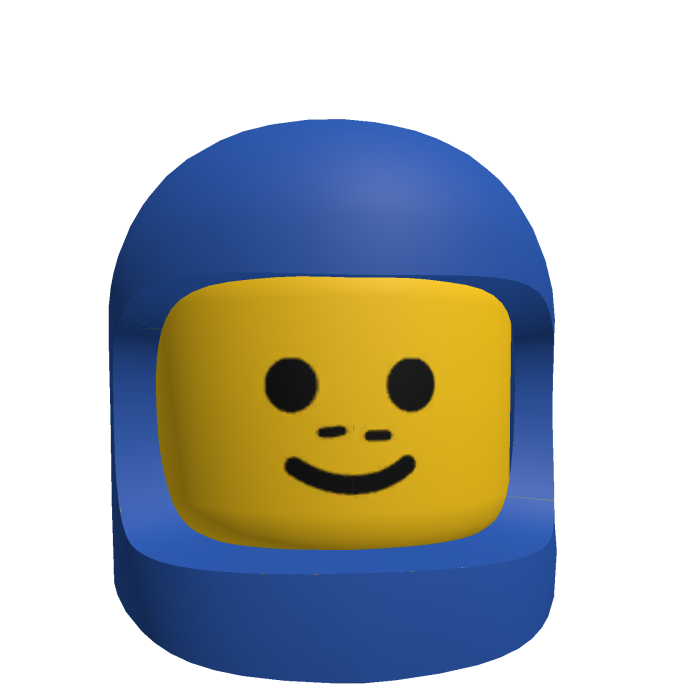 Blue Classic Spaceman Helmet
