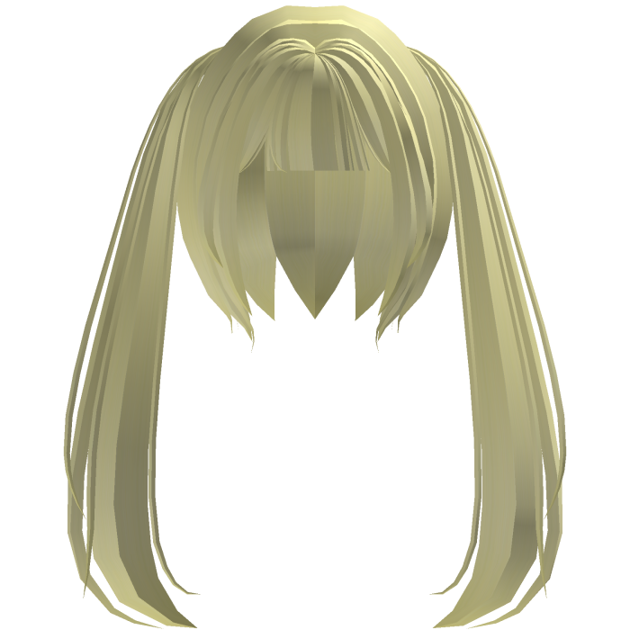 O_o cute moe long pigtails in yellow