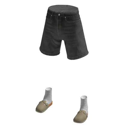 Baggy Jorts with Birks (Grey) thumbnail