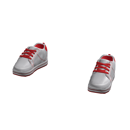 Everyday Skate Sneakers - White & Red