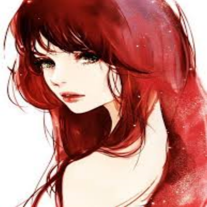 Red Haired Anime Girl Roblox decal