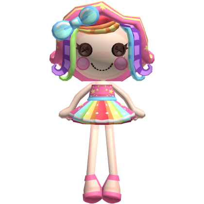 Rainbow Decora Harajuku Cute Kawaii Doll; Right