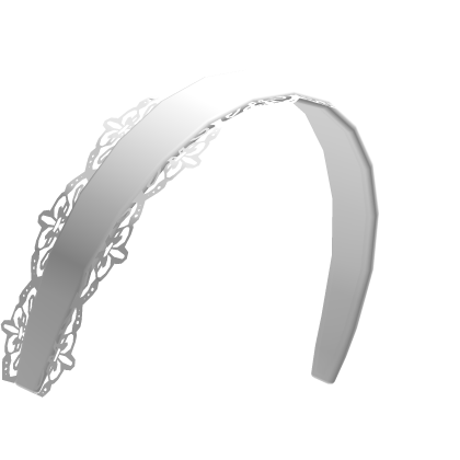 Lace Headband White Roblox NoFilter