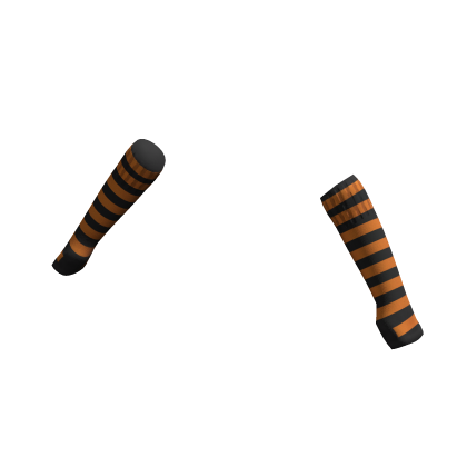 Black Orange | Arm Warmers Sleeves Fingerless