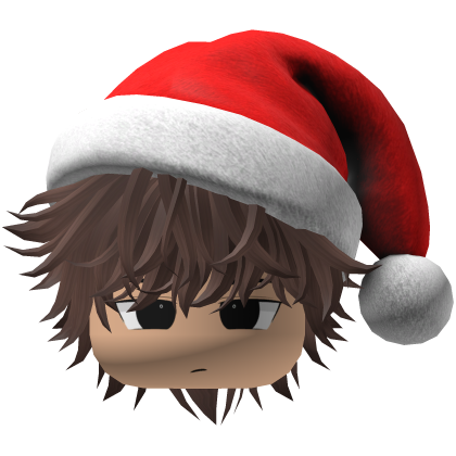 fluffy hair Christmas beret hat (brown)