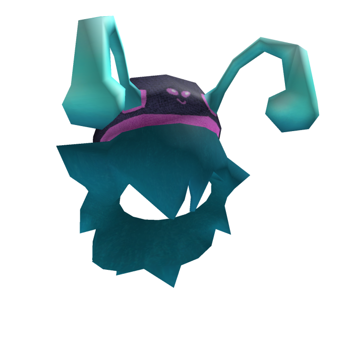 Blue Hair Black Alien Beanie With Antennas