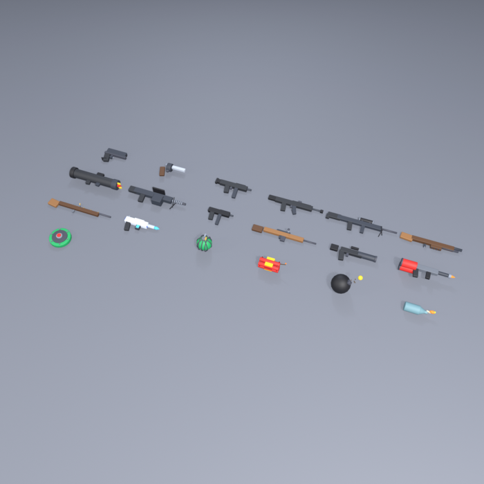 Low Poly Guns Pack FPS Pistol Rifle Shotgun x19 preview 5