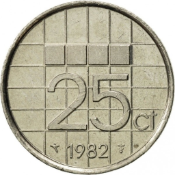 Netherlands 25 Cent - Beatrix