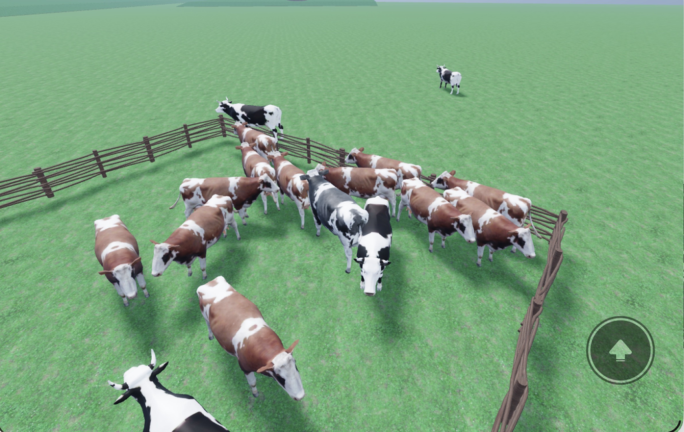 Cow simulator  screenshot 1