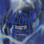 彡 alight