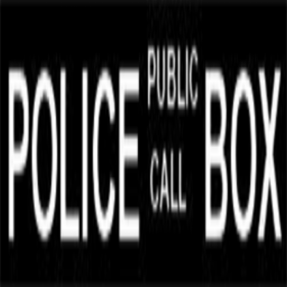 TARDIS Sign Roblox decal