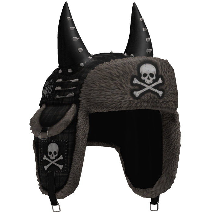 Punk Black Ushanka