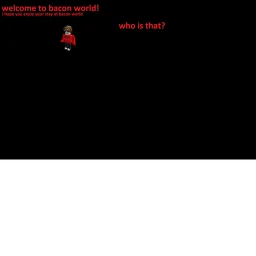 who that bacon guy character icon