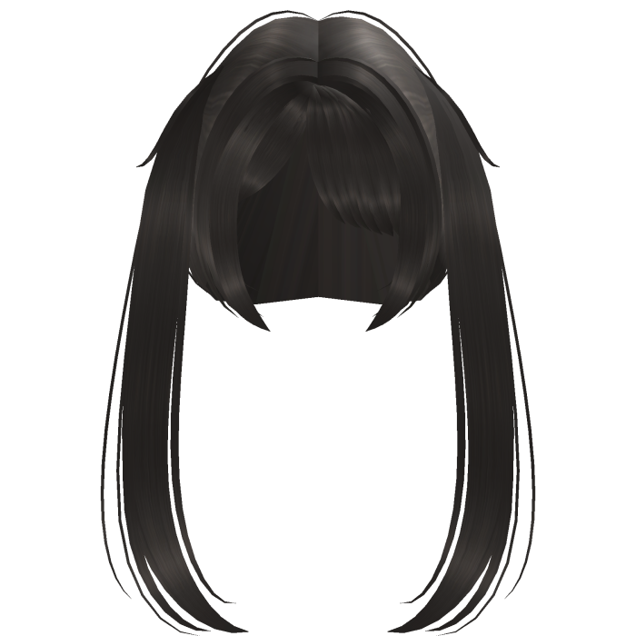 † cutesy long pigtails in ash