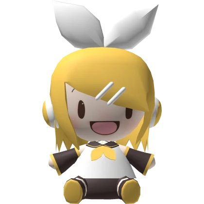 ❤︎Fluffy Cute Rin❤︎ Plush Kagamine Rin Fluffy Petite Dodeka Jumbo Vocaloid