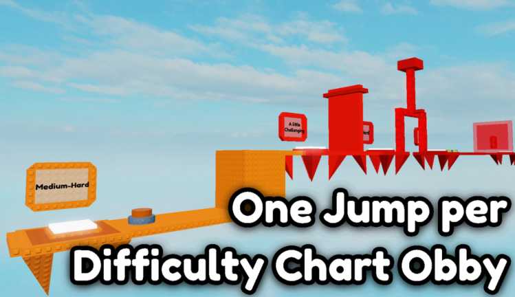 One Jump Per Difficulty Chart Obby screenshot 3